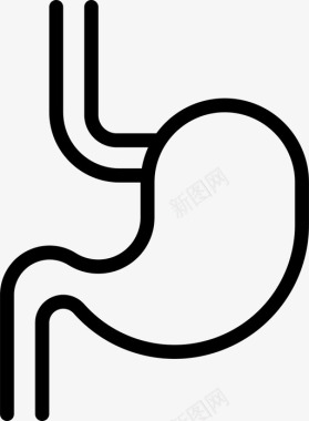 胃身体肠道图标图标