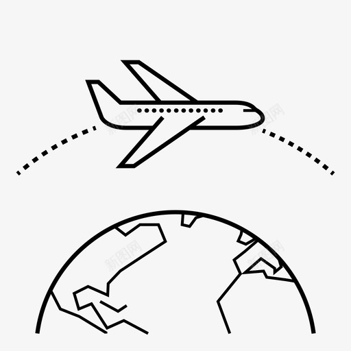 飞行飞机客机图标svg_新图网 https://ixintu.com 大气 客机 机场 英尺 飞机 飞机旅行 飞行 飞行高度层