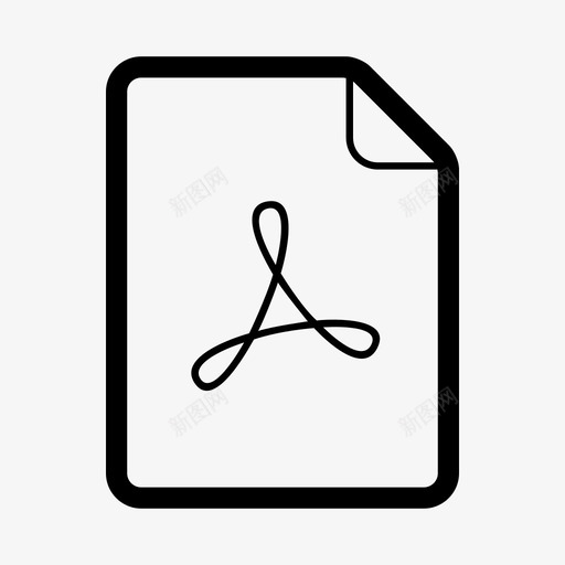 pdf文件acrobatadobe图标svg_新图网 https://ixintu.com acrobat adobe pdf文件 出版物 文件类型