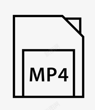 mp4扩展名文件名称图标图标