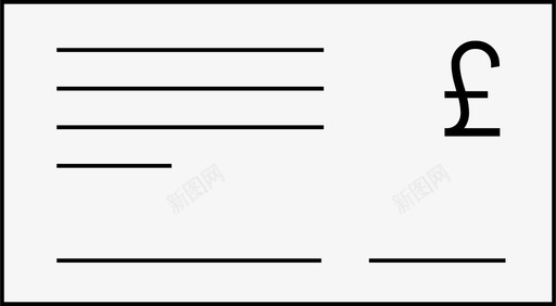 支票银行商业图标svg_新图网 https://ixintu.com 付款 商业 支票 货币 金融 银行