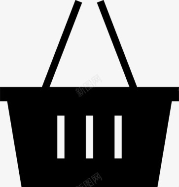 购物篮采购杂货图标图标