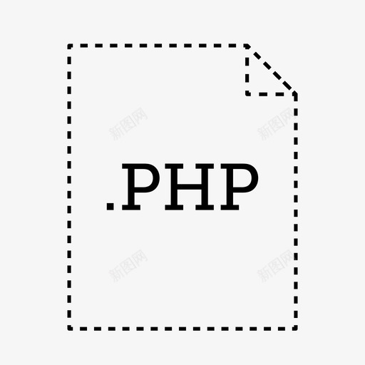 php文件文档文件类型图标svg_新图网 https://ixintu.com php文件 应用程序和文件类型 文件类型 文档