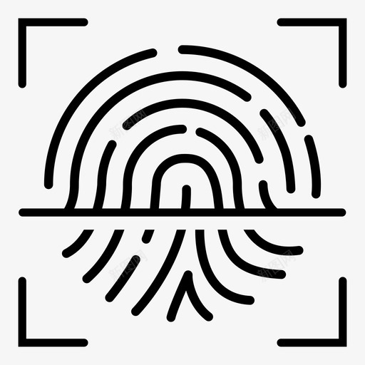 指纹扫描身份验证网络安全图标svg_新图网 https://ixintu.com 扫描仪 指纹扫描 指纹扫描仪 网络安全 身份验证