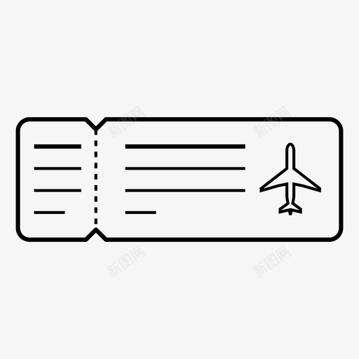 机票航空公司预订机票图标svg_新图网 https://ixintu.com 旅行 机场 机票 航空公司 预订 预订机票 飞机旅行