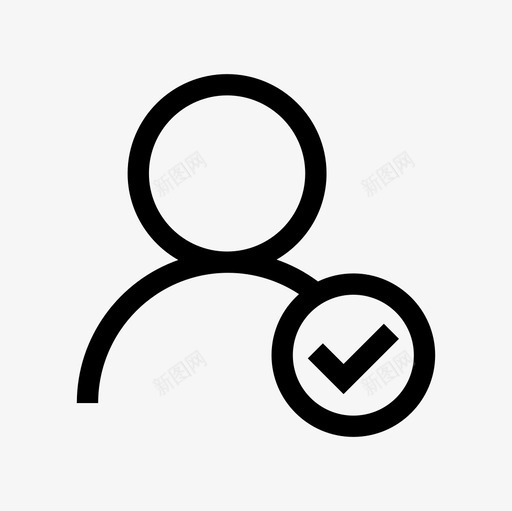 用户批准批准朋友接受图标svg_新图网 https://ixintu.com 批准 朋友接受 用户大纲图标设置 用户批准 用户接受