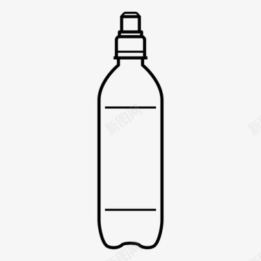 运动瓶液体塑料图标图标