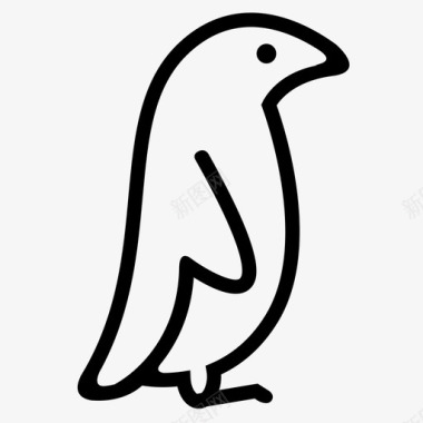 飞马动物南极图标图标