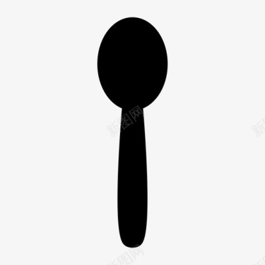 采购产品勺子餐具银器图标图标