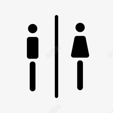 卫生间性别男图标图标