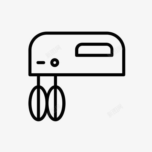 手持式搅拌机烹饪搅拌大师图标svg_新图网 https://ixintu.com 手持式搅拌机 手持设备 搅拌大师 烹饪 电器
