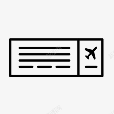 飞机票机场到达图标图标