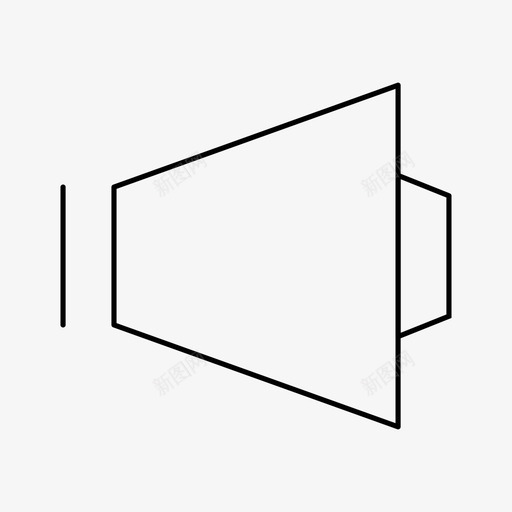 扬声器音频收听图标svg_新图网 https://ixintu.com 声音 常用图标 扬声器 收听 音量 音频