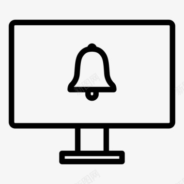 系统通知计算机通知邮件警报图标图标