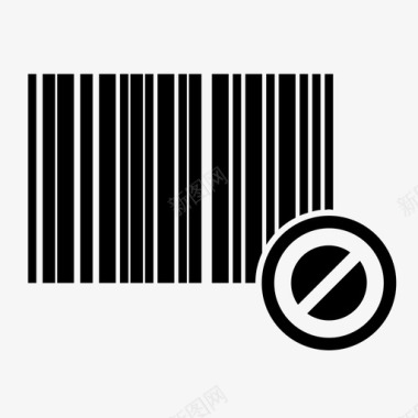 条形码停止标识产品id图标图标
