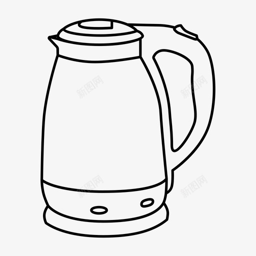 电水壶茶茶壶图标svg_新图网 https://ixintu.com 电水壶 茶 茶壶