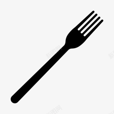 叉子餐具餐饮图标图标
