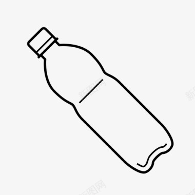 塑料瓶水合液体图标图标