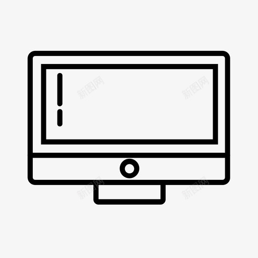 电脑苹果mac图标svg_新图网 https://ixintu.com mac pc 屏幕 显示器 电脑 苹果