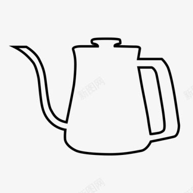 水壶锅炉咖啡图标图标