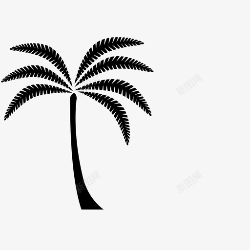 棕榈香蕉香蕉树图标svg_新图网 https://ixintu.com 棕榈 棕榈树 椰子 热带 香蕉 香蕉树
