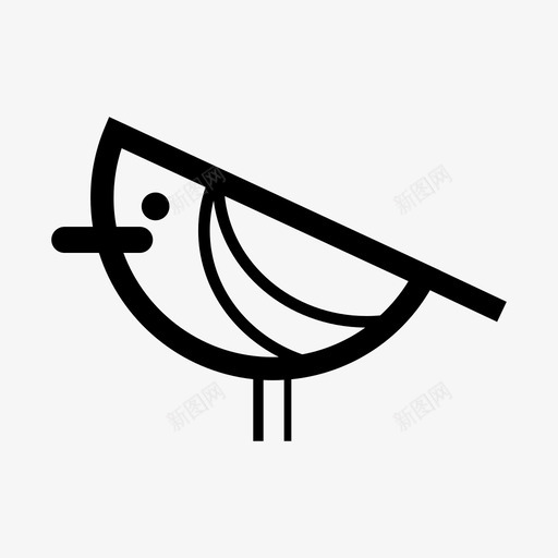 鸟鸡鸽子图标svg_新图网 https://ixintu.com 挡板 鸟 鸡 鸽子