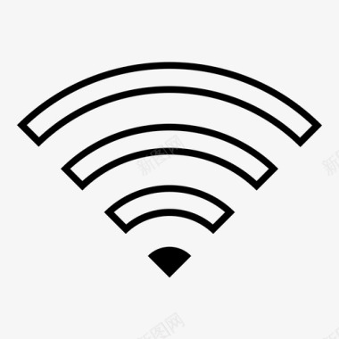 wifi广播网络图标图标