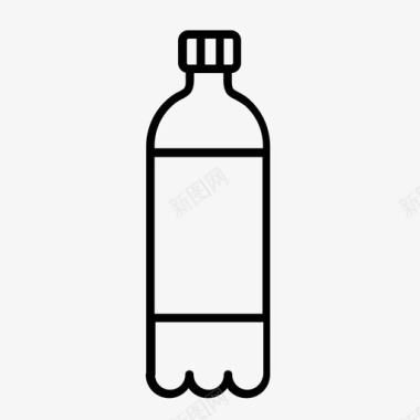 水瓶果汁瓶塑料瓶图标图标