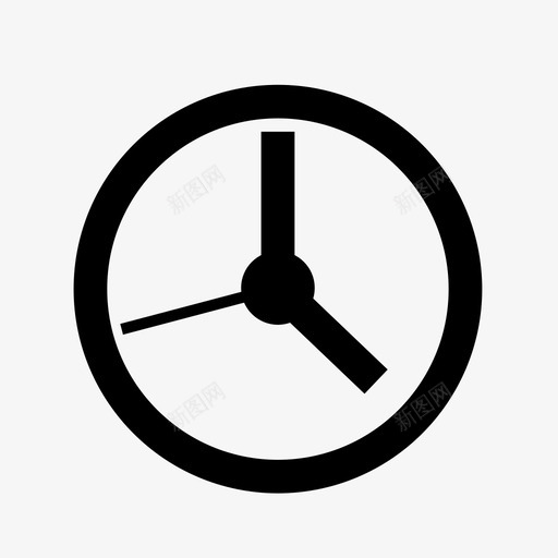 时钟和指针圆圈点图标svg_新图网 https://ixintu.com 圆圈 挂钟 时钟和指针 点 线