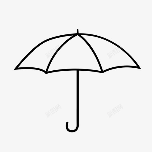 伞雨夏天图标svg_新图网 https://ixintu.com 伞 夏天 天气 遮阳伞 雨