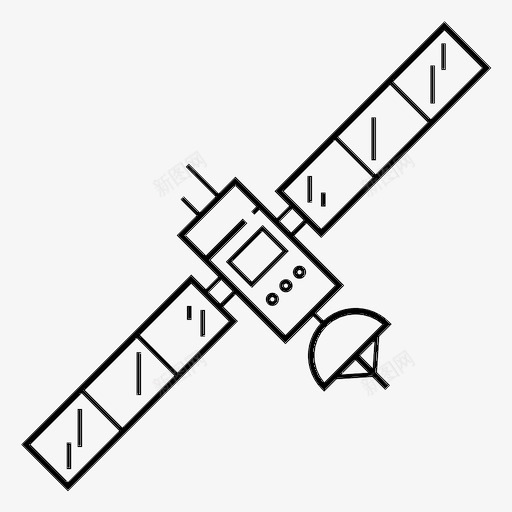 卫星通讯探险家图标svg_新图网 https://ixintu.com 人造 信号 卫星 探险家 电信 通讯