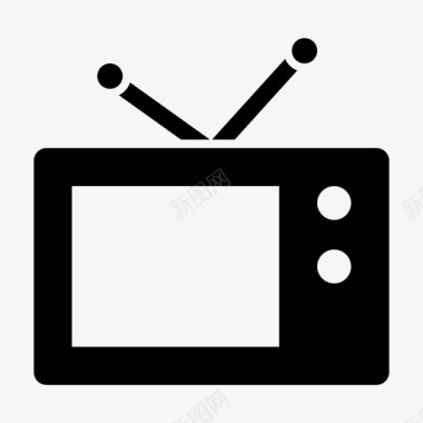 电视经典电视电子产品图标图标
