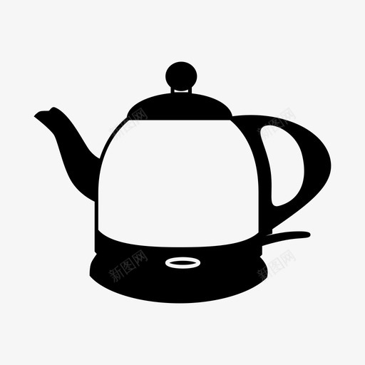 电水壶茶茶壶图标svg_新图网 https://ixintu.com 电水壶 茶 茶壶