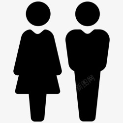 女性卫生间性别夫妻女性性别图标高清图片
