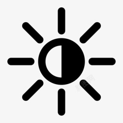 父级icon亮度亮度等级光线图标高清图片