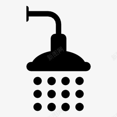 淋浴洗澡清洁图标图标