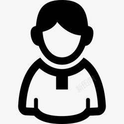 穿衬衫的小孩穿衬衫的人人物用户图标高清图片