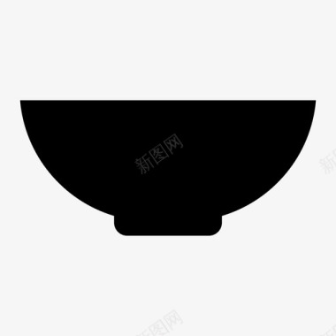 碗容器食物和饮料图标图标