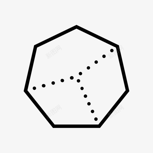 形状几何六边形图标svg_新图网 https://ixintu.com 六边形 几何 形状 线形