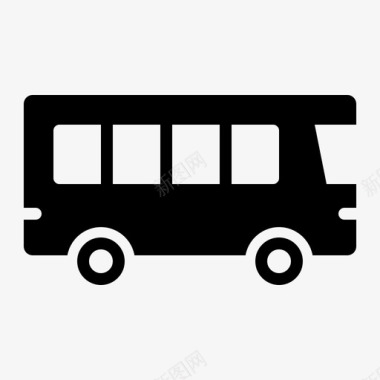 巴士运输旅行图标图标