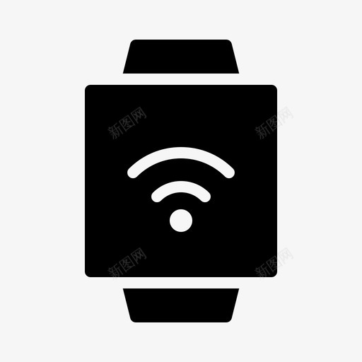 智能手表消费电子产品设备图标svg_新图网 https://ixintu.com 智能手表 消费电子产品 电子设备 硬件 设备