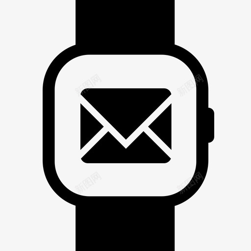智能手表时钟设备图标svg_新图网 https://ixintu.com 时钟 智能手表 设备