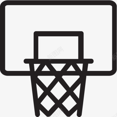 篮板篮球球门篮球圈图标图标