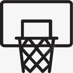 篮板篮板篮球球门篮球圈图标高清图片