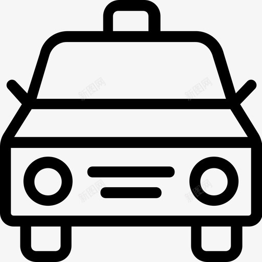 出租车双门轿车车辆图标svg_新图网 https://ixintu.com 出租车 双门轿车 车辆 运输线路图标