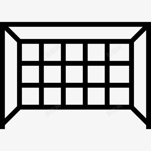 足球网球门球门柱图标svg_新图网 https://ixintu.com 体育运动 手球网 球门 球门柱 足球网