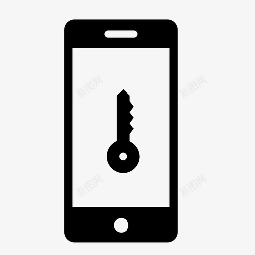 手机锁应用程序密码图标svg_新图网 https://ixintu.com pin 密码 应用程序 手机密码 手机锁