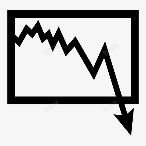 萧条赤字下降图标svg_新图网 https://ixintu.com 下降 亏损 企业管理 短缺 萧条 赤字 销售下降