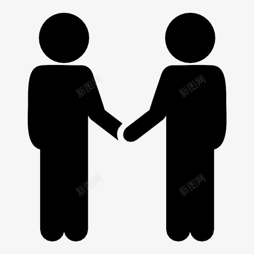 儿童握手协议商务图标svg_新图网 https://ixintu.com 伙伴关系 会议 儿童握手 协议 商务