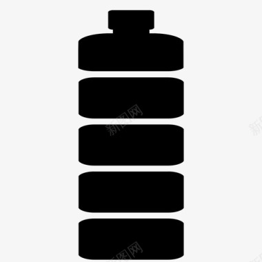 瓶子塑料塑料瓶图标图标